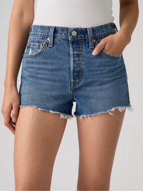 Levi's 501 Button-Fly Denim Shorts - Blue